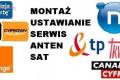 Serwis 24H monta ustawienie anten satelitarnych i DVB-t, ustawianie