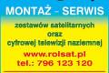Serwis zestaw�w satelitarnych monta� naprawa ustawienie anten regulacja nc plus polsat cyfra n
